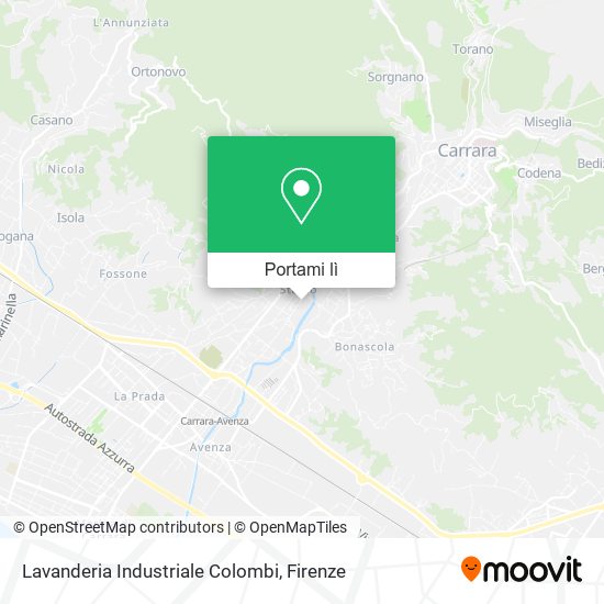 Mappa Lavanderia Industriale Colombi