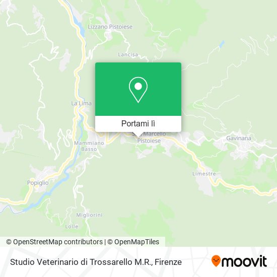 Mappa Studio Veterinario di Trossarello M.R.