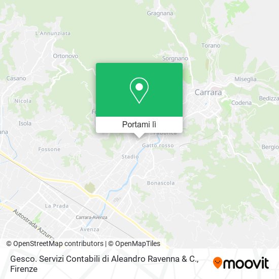 Mappa Gesco. Servizi Contabili di Aleandro Ravenna & C.