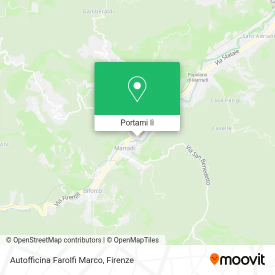 Mappa Autofficina Farolfi Marco