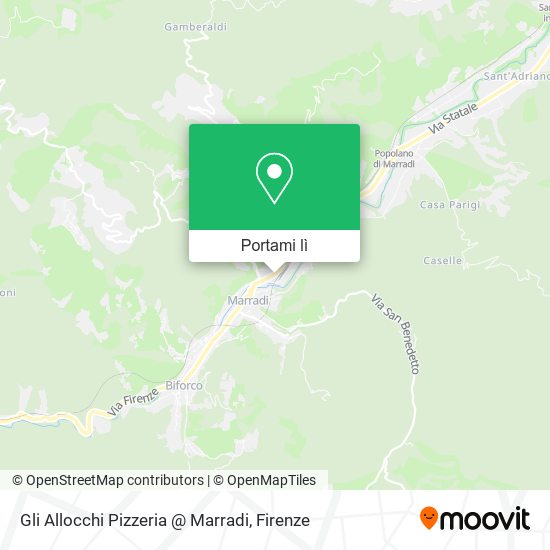 Mappa Gli Allocchi Pizzeria @ Marradi