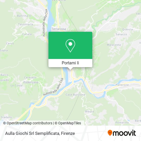 Mappa Aulla Giochi Srl Semplificata