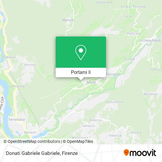 Mappa Donati Gabriele Gabriele