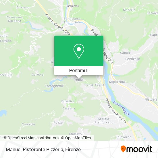 Mappa Manuel Ristorante Pizzeria