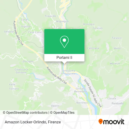 Mappa Amazon Locker-Orlindo