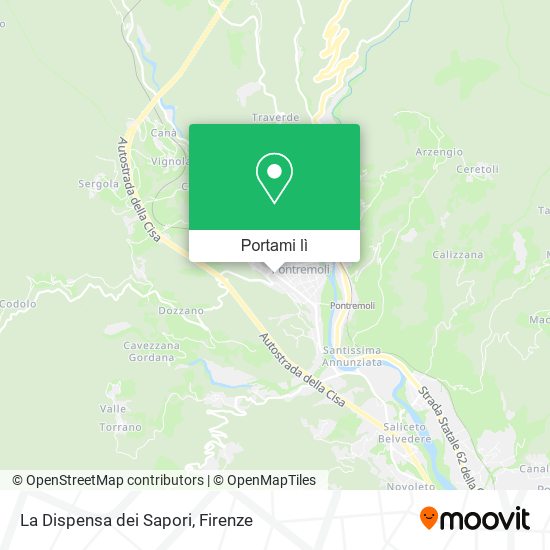 Mappa La Dispensa dei Sapori