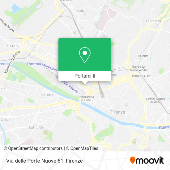 Mappa Via delle Porte Nuove 61