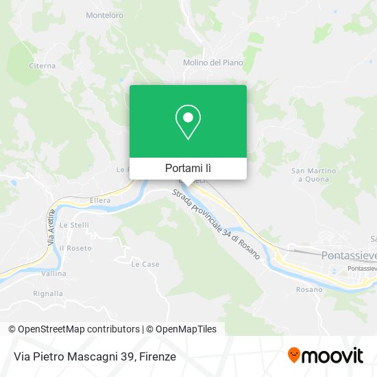 Mappa Via Pietro Mascagni  39