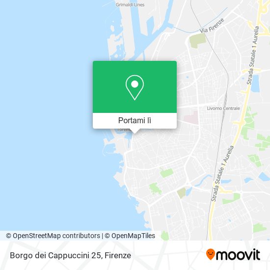 Mappa Borgo dei Cappuccini  25