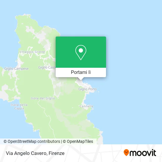 Mappa Via Angelo Cavero