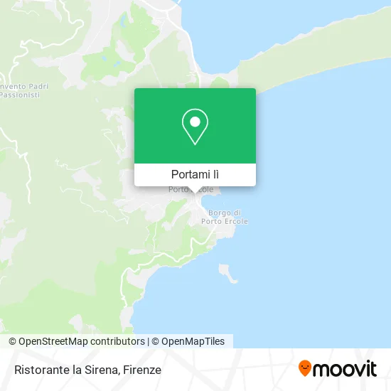Mappa Ristorante la Sirena