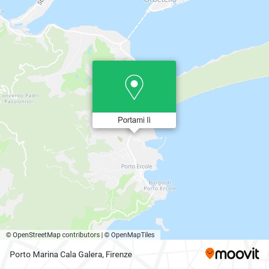 Mappa Porto Marina Cala Galera