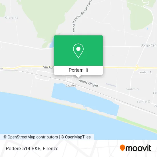 Mappa Podere 514 B&B