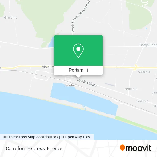 Mappa Carrefour Express