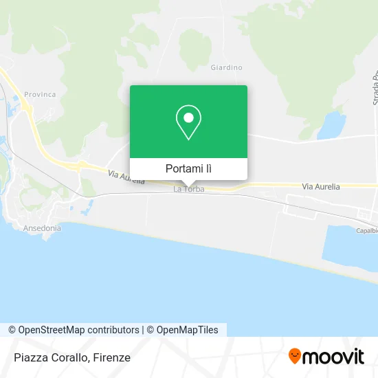 Mappa Piazza Corallo