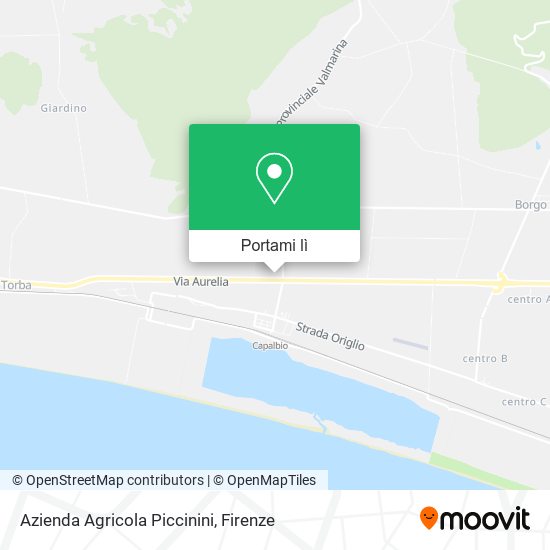 Mappa Azienda Agricola Piccinini