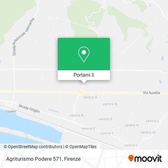 Mappa Agriturismo Podere 571