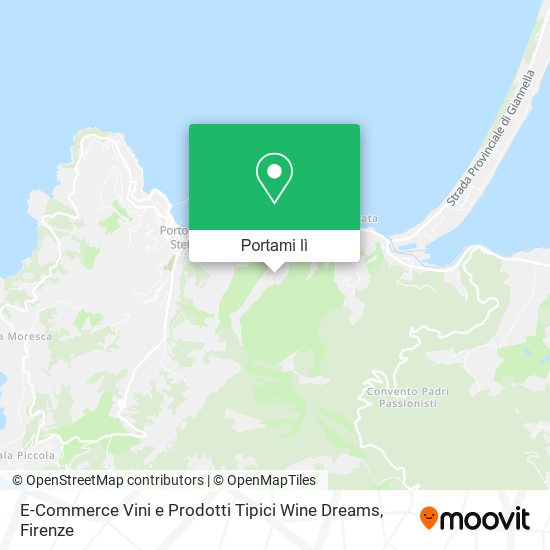 Mappa E-Commerce Vini e Prodotti Tipici Wine Dreams