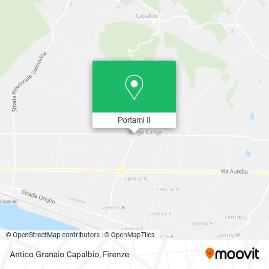Mappa Antico Granaio Capalbio