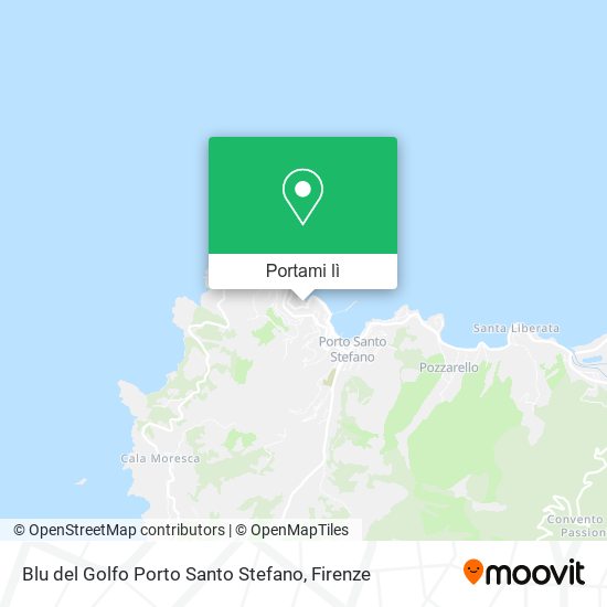 Mappa Blu del Golfo Porto Santo Stefano