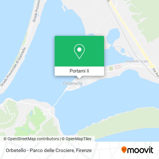 Mappa Orbetello - Parco delle Crociere