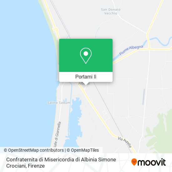 Mappa Confraternita di Misericordia di Albinia Simone Crociani