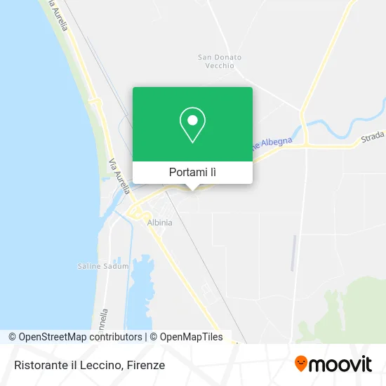 Mappa Ristorante il Leccino