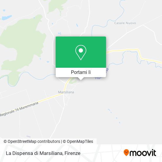 Mappa La Dispensa di Marsiliana