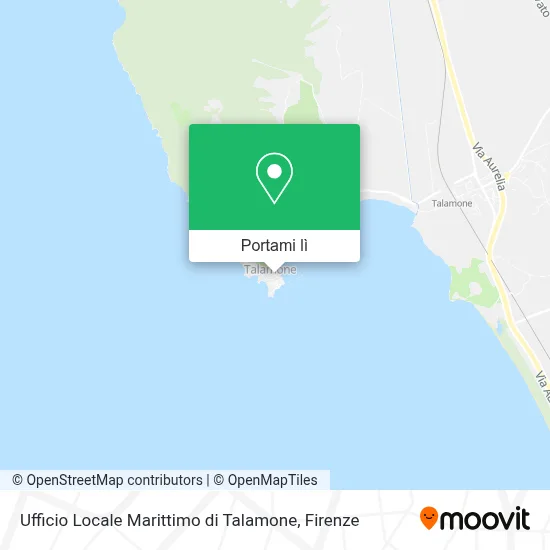 Mappa Ufficio Locale Marittimo di Talamone