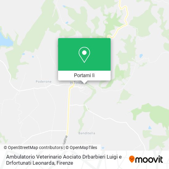 Mappa Ambulatorio Veterinario Aociato Drbarbieri Luigi e Drfortunati Leonarda