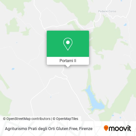 Mappa Agriturismo Prati degli Orti Gluten Free
