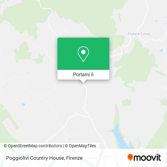 Mappa Poggiolivi Country House