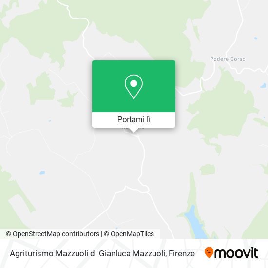 Mappa Agriturismo Mazzuoli di Gianluca Mazzuoli