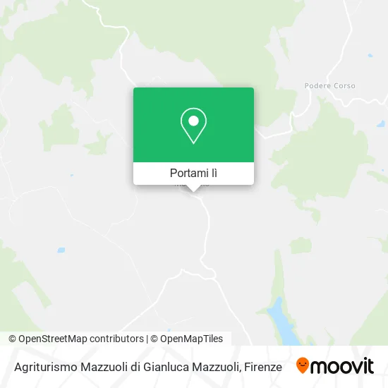 Mappa Agriturismo Mazzuoli di Gianluca Mazzuoli