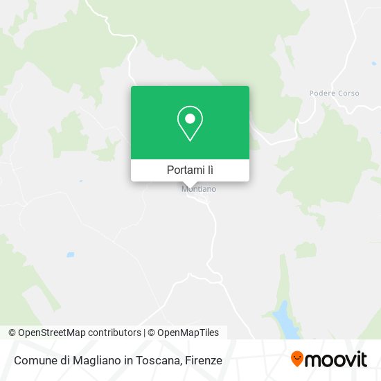Mappa Comune di Magliano in Toscana