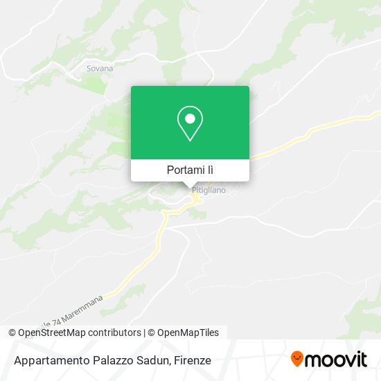 Mappa Appartamento Palazzo Sadun