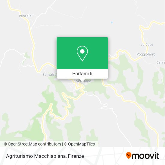 Mappa Agriturismo Macchiapiana