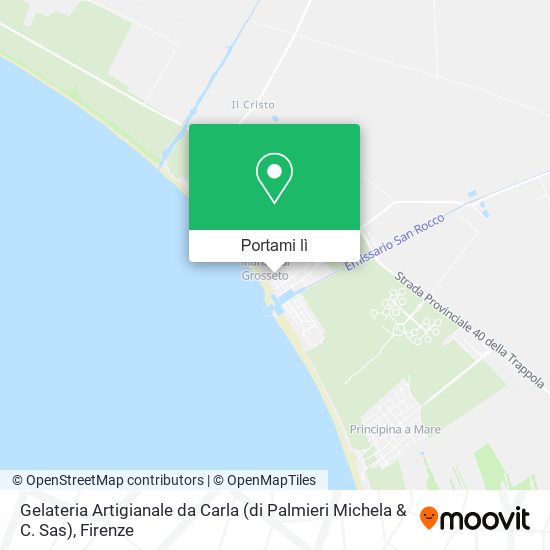 Mappa Gelateria Artigianale da Carla (di Palmieri Michela & C. Sas)