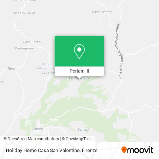 Mappa Holiday Home Casa San Valentino