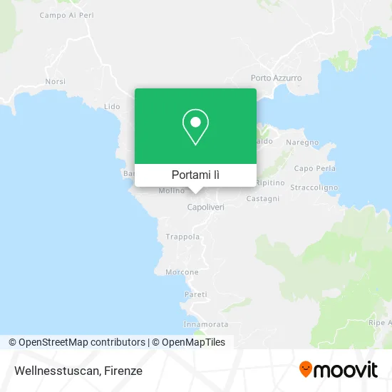 Mappa Wellnesstuscan