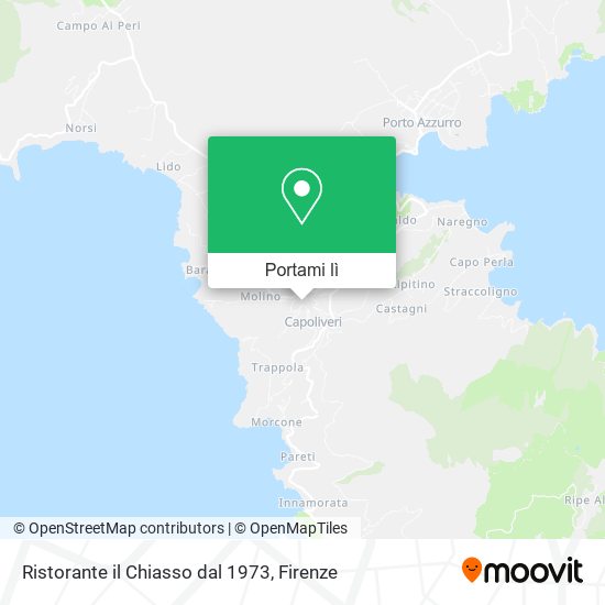 Mappa Ristorante il Chiasso dal 1973
