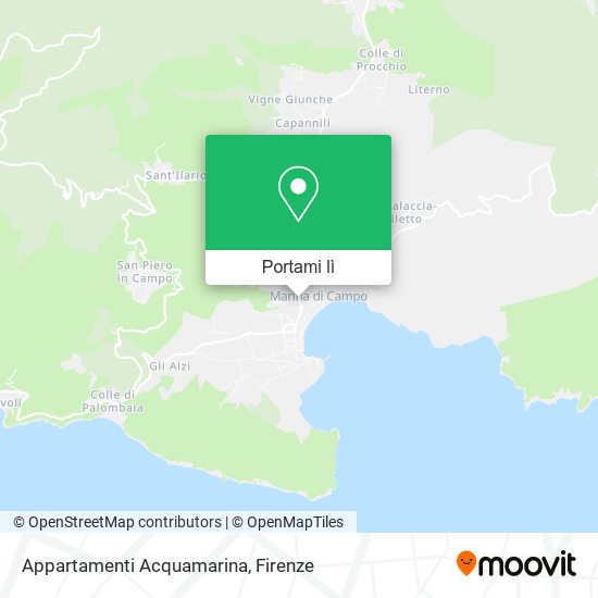 Mappa Appartamenti Acquamarina
