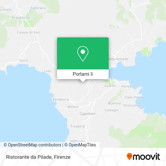 Mappa Ristorante da Pilade