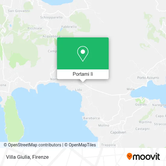 Mappa Villa Giulia