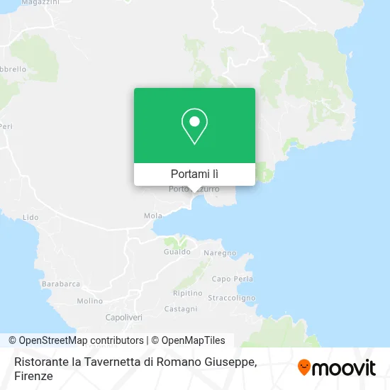 Mappa Ristorante la Tavernetta di Romano Giuseppe