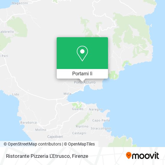 Mappa Ristorante Pizzeria L'Etrusco
