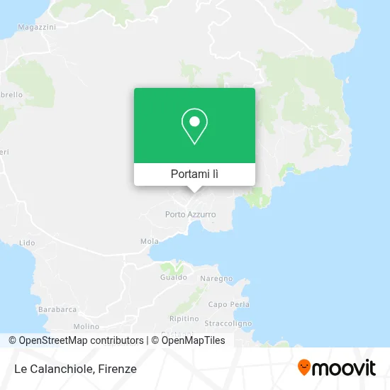 Mappa Le Calanchiole