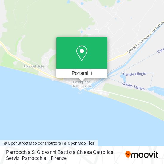 Mappa Parrocchia S. Giovanni Battista Chiesa Cattolica Servizi Parrocchiali