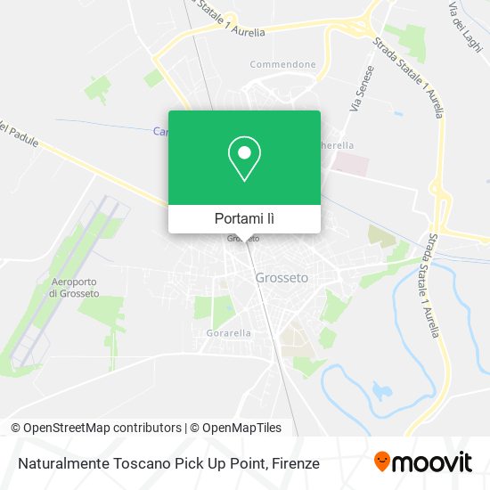 Mappa Naturalmente Toscano Pick Up Point