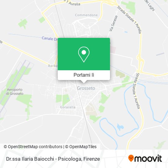 Mappa Dr.ssa Ilaria Baiocchi - Psicologa